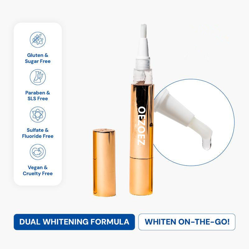 Dental Care Smear-Type Stain Removal for Yellowing Teeth